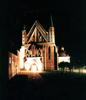 Widowisko "Światło i dźwięk" na Wzgórzu Katedralnym, lata 80-te XX w.