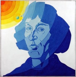 Dębski Zbigniew, Kopernik-Kosmos, 1972 r., ol/pł., 100 x 100 cm
